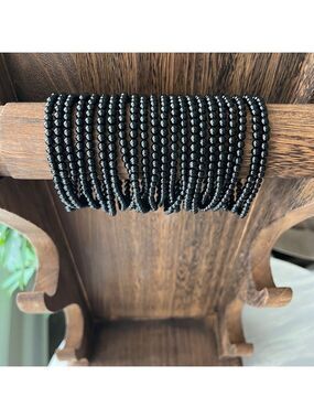Black Onyx Bracelet (One) 4mm